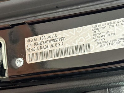 2023 Jeep Wrangler Sport S