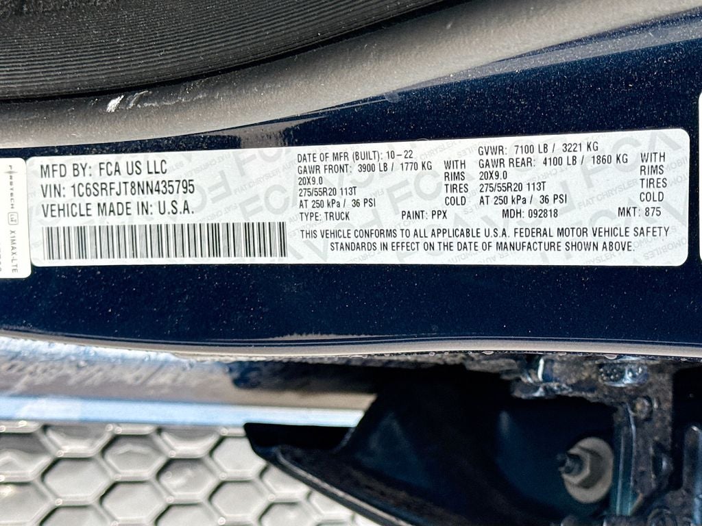 2022 RAM 1500 Laramie