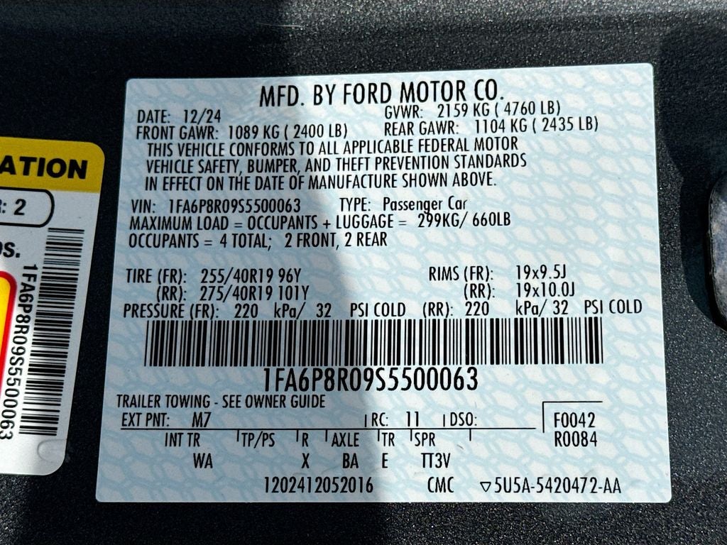 2025 Ford Mustang Dark Horse