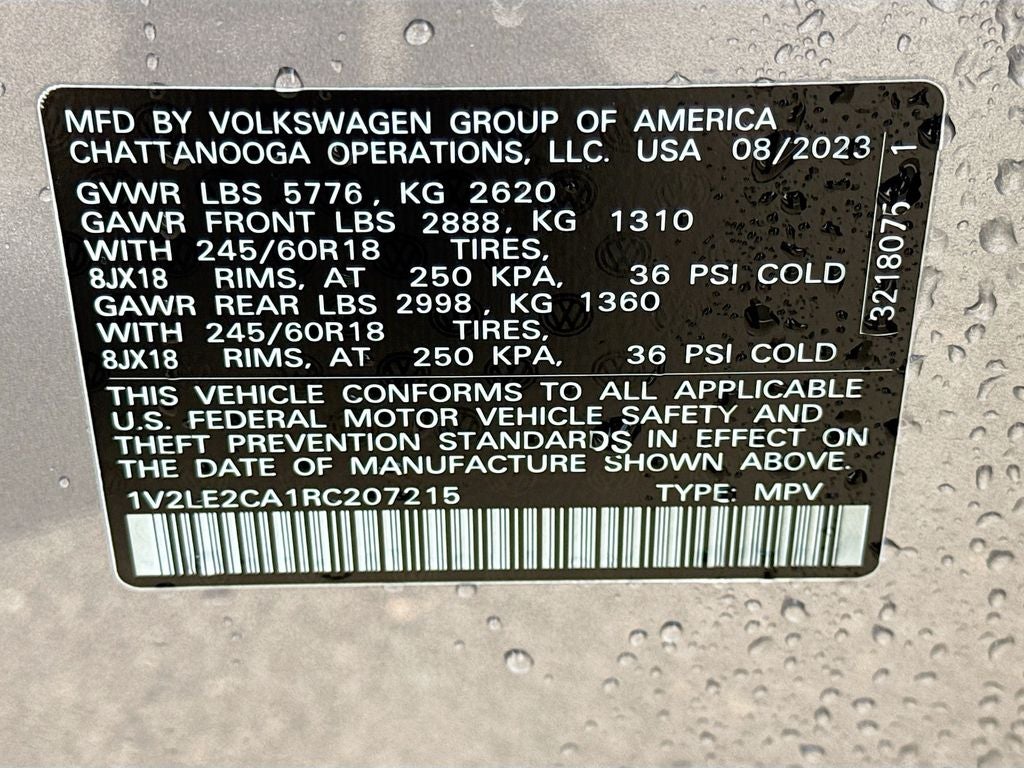 2024 Volkswagen Atlas Cross Sport 2.0T SE