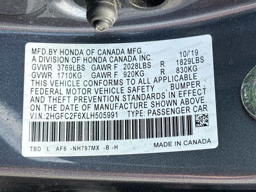 2020 Honda Civic LX