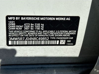 2022 BMW 3 Series 330i xDrive