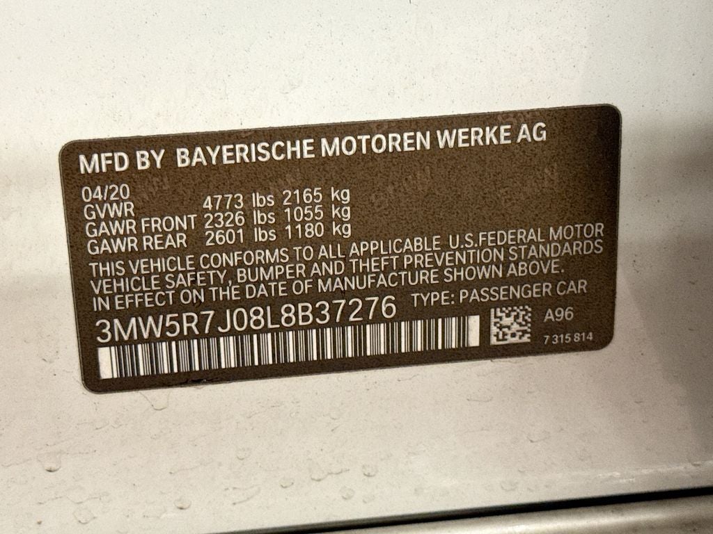 2020 BMW 3 Series 330i xDrive