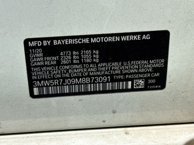 2021 BMW 3 Series 330i xDrive