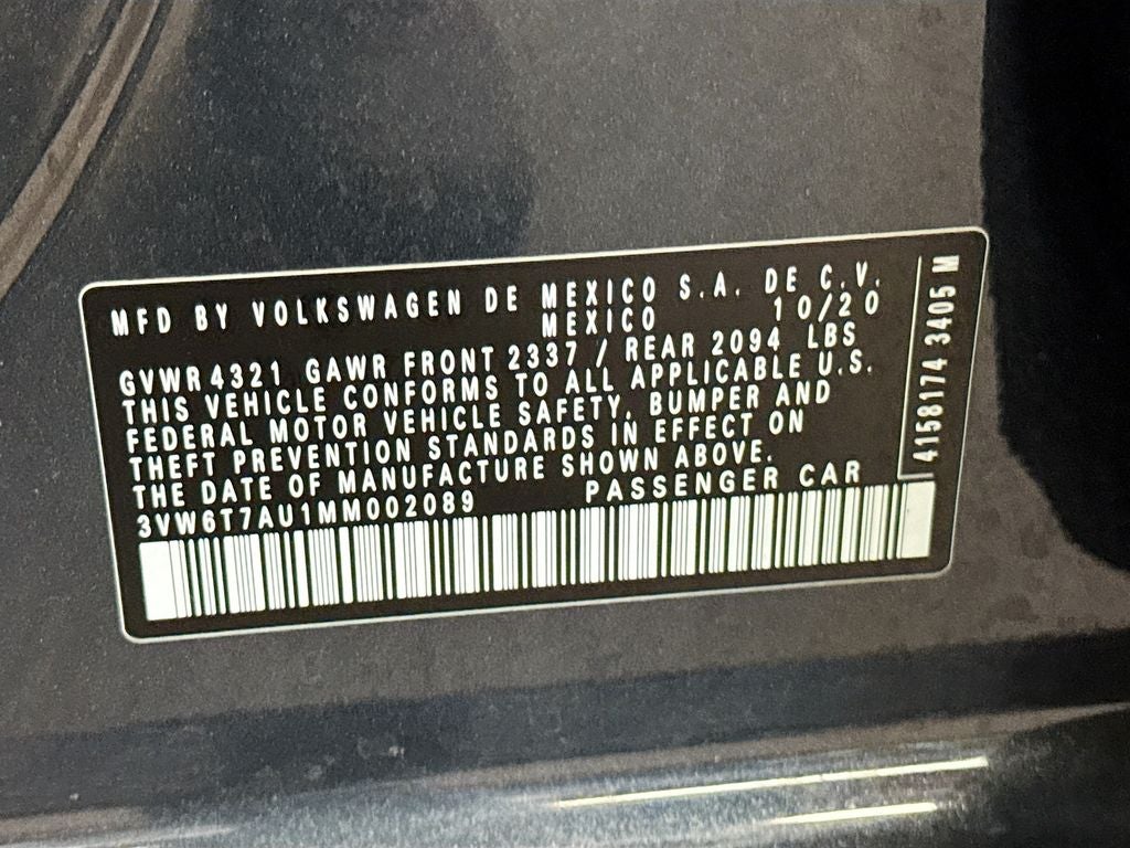 2021 Volkswagen Golf GTI 2.0T SE