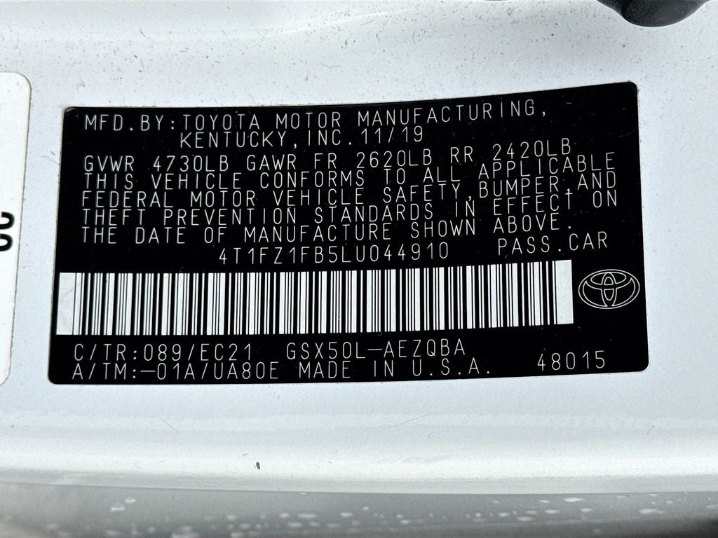 2020 Toyota Avalon TRD