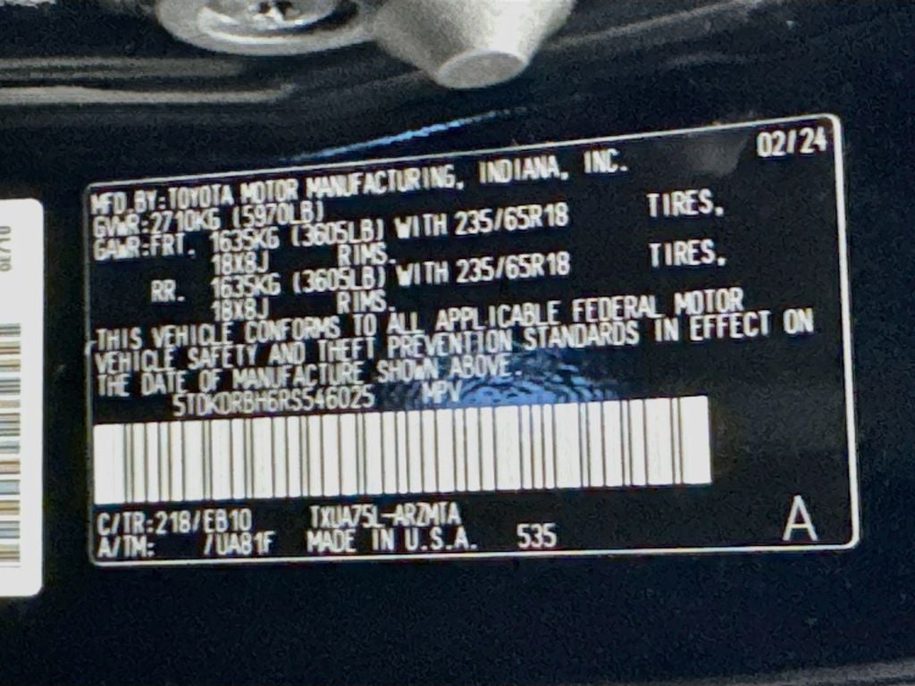 2024 Toyota Highlander XLE