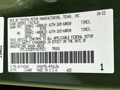 2023 Toyota Tundra Hybrid Limited