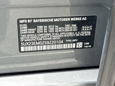 2025 BMW X7 xDrive40i