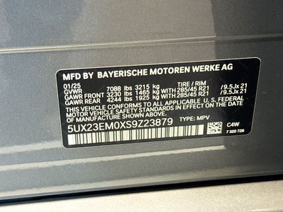 2025 BMW X7 xDrive40i