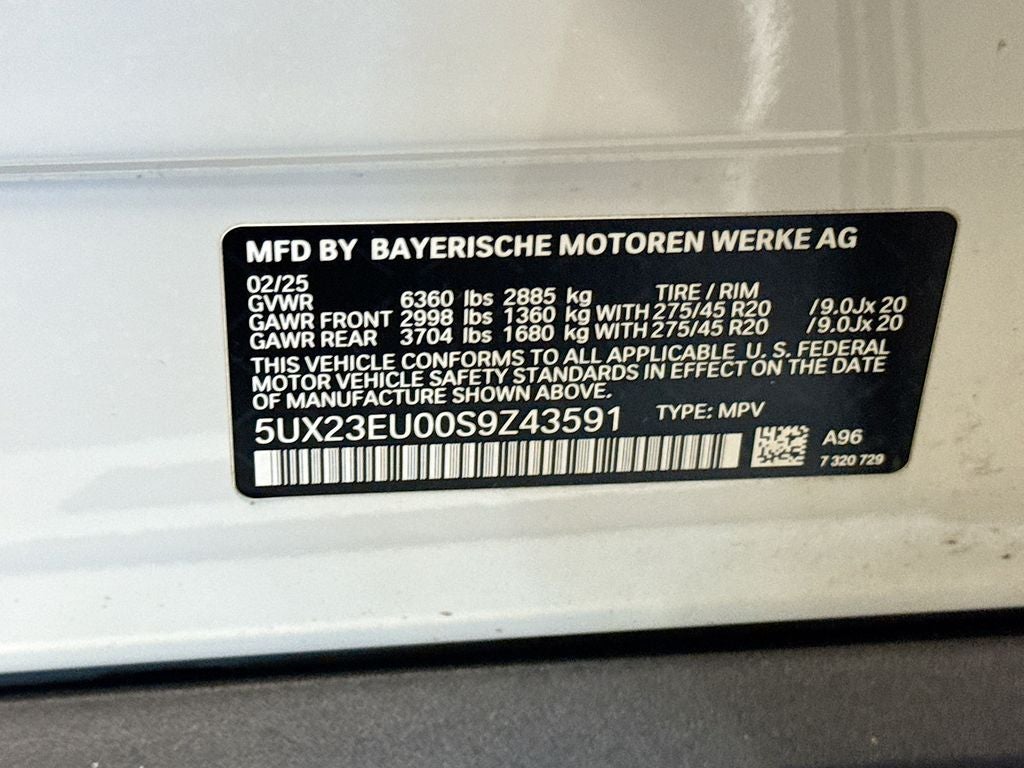 2025 BMW X5 xDrive40i