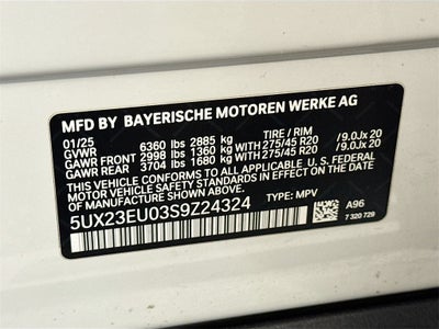 2025 BMW X5 xDrive40i