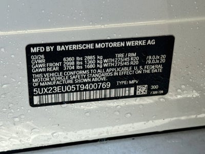 2026 BMW X5 xDrive40i