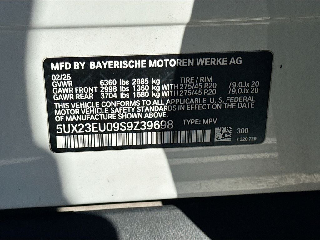 2025 BMW X5 xDrive40i