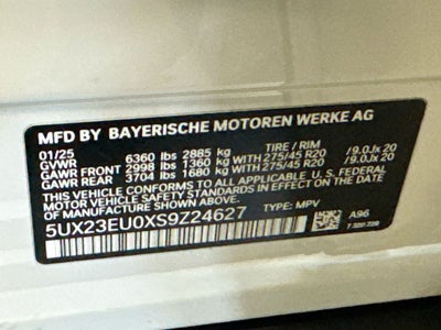 2025 BMW X5 xDrive40i