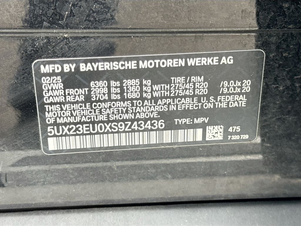 2025 BMW X5 xDrive40i