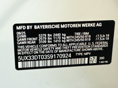 2025 BMW X4 xDrive30i