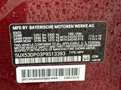 2023 BMW X3 xDrive30i