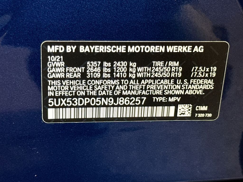 2022 BMW X3 xDrive30i