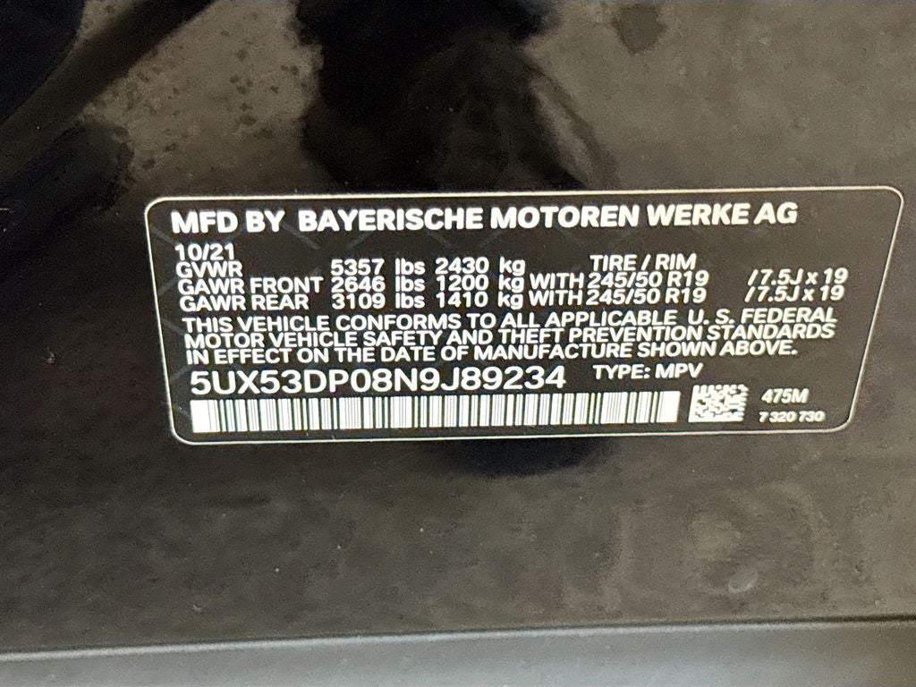 2022 BMW X3 xDrive30i