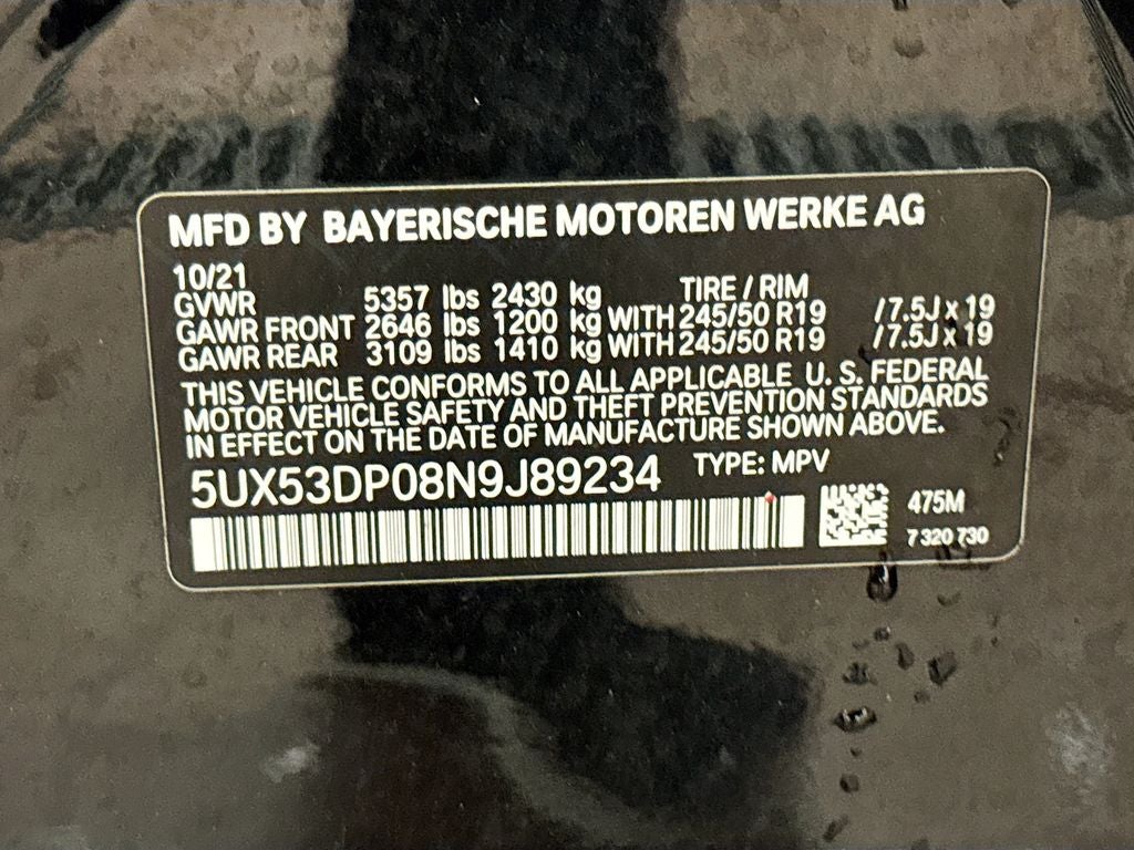 2022 BMW X3 xDrive30i