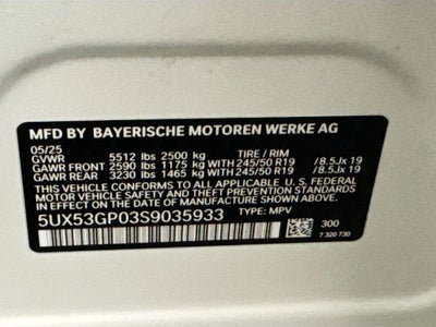 2025 BMW X3 30 xDrive