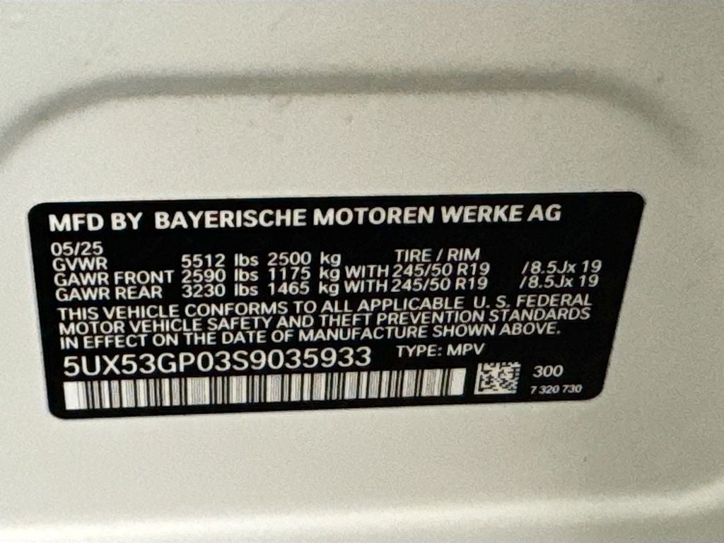 2025 BMW X3 30 xDrive