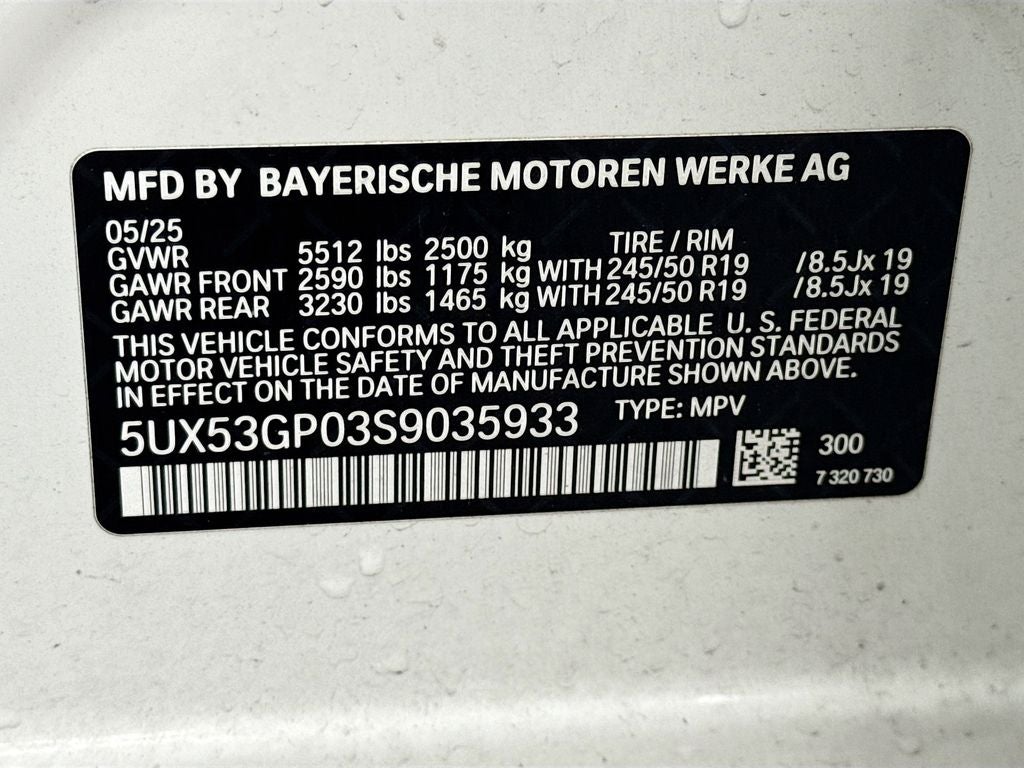 2025 BMW X3 30 xDrive