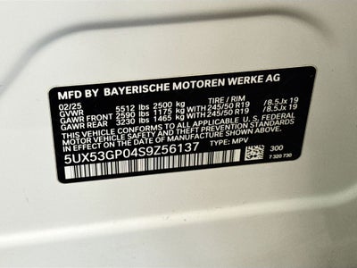 2025 BMW X3 30 xDrive