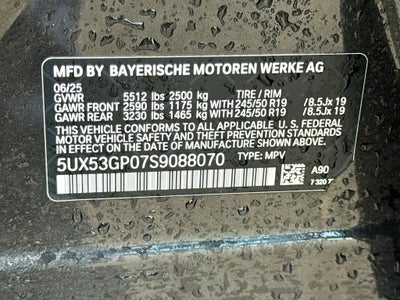 2025 BMW X3 30 xDrive