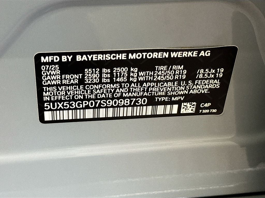 2025 BMW X3 30 xDrive