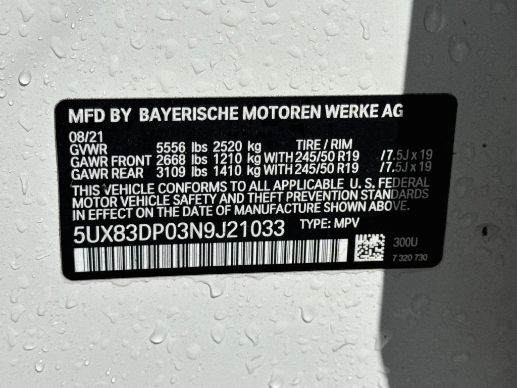 2022 BMW X3 M40i