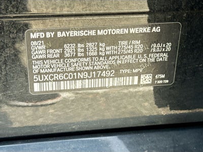 2022 BMW X5 xDrive40i