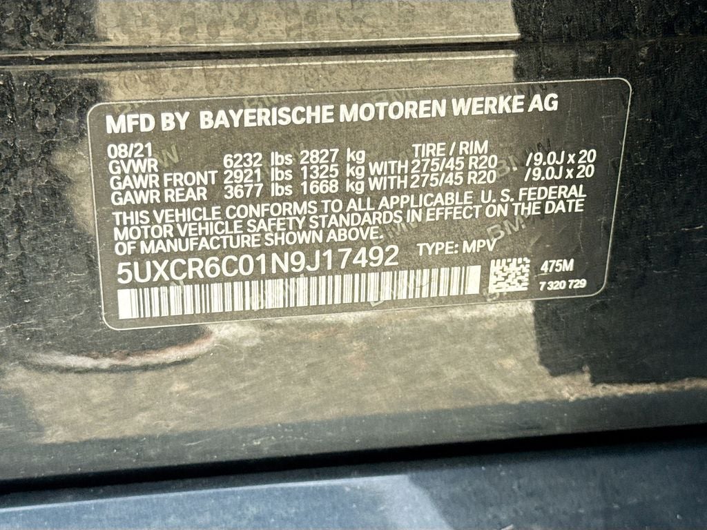 2022 BMW X5 xDrive40i