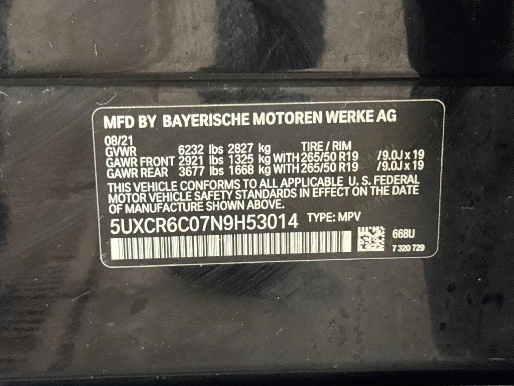 2022 BMW X5 xDrive40i