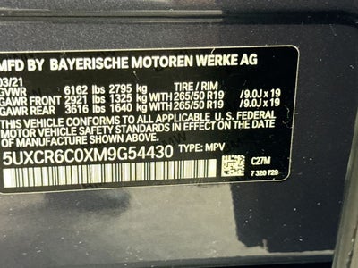 2021 BMW X5 xDrive40i