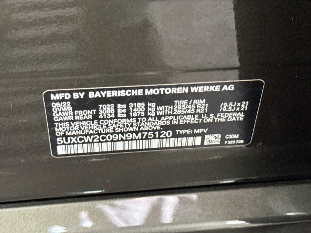 2022 BMW X7 xDrive40i