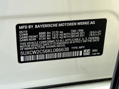 2019 BMW X7 xDrive40i