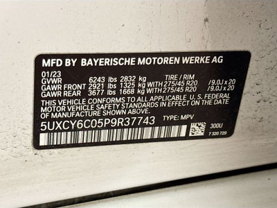 2023 BMW X6 xDrive40i