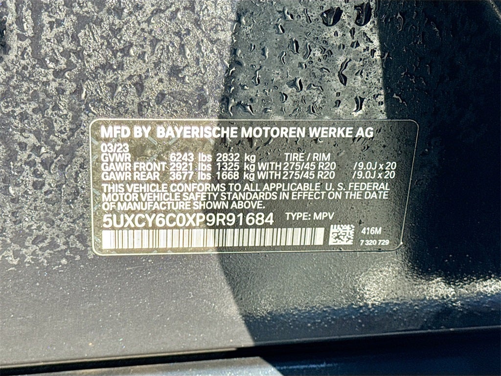 2023 BMW X6 xDrive40i