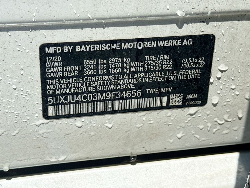 2021 BMW X5 M50i