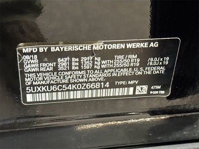 2019 BMW X6 xDrive50i