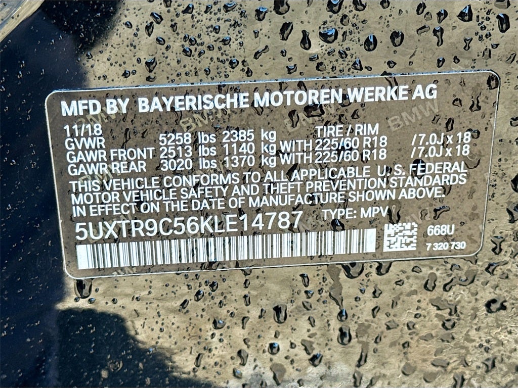 2019 BMW X3 xDrive30i