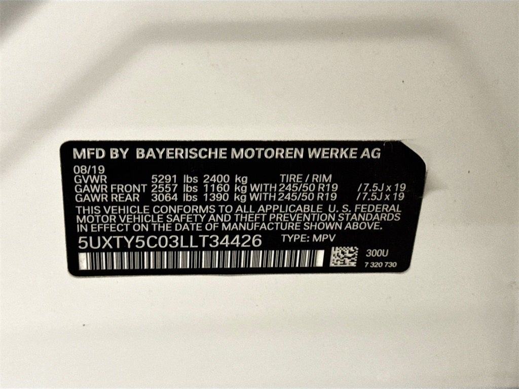 2020 BMW X3 xDrive30i