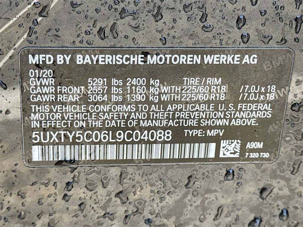 2020 BMW X3 xDrive30i