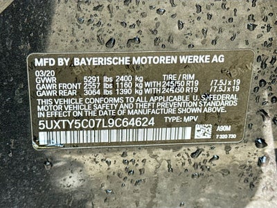 2020 BMW X3 xDrive30i