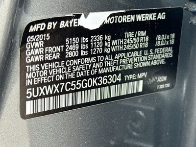 2016 BMW X3 xDrive35i