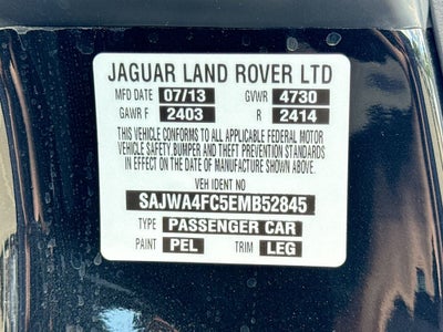 2014 Jaguar XK XKR Base