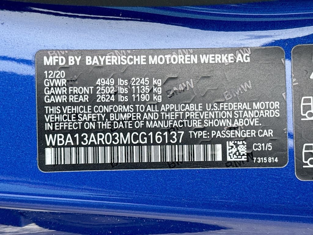 2021 BMW 440i xDrive M440i xDrive