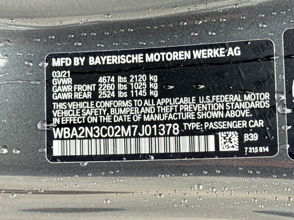 2021 BMW 2 Series M240i xDrive